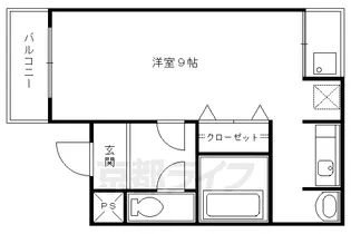 パインヴィレッジ【3階】の間取り