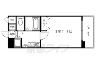 京都府京都市東山区西町【マンション】の間取り