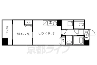 VAIL京都御苑【3階】の間取り