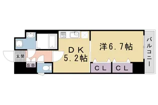 アーバネックス室町【3階】の間取り