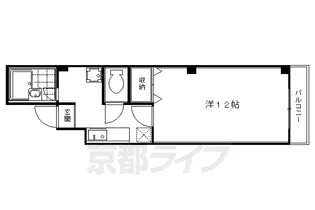 ベルステージ東山【303号室】の間取り