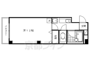 ベルステージ東山【304号室】の間取り