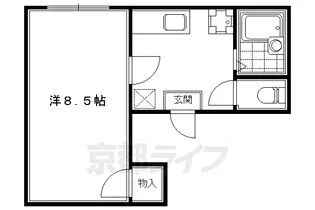 ベルステージ東山【202号室】の間取り