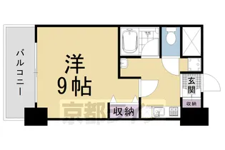 京都府京都市中京区室町通三条下ル烏帽子屋町【マンション】の間取り