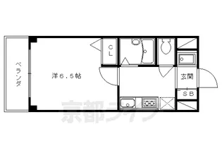シェドゥーブル等持寺【2階】の間取り