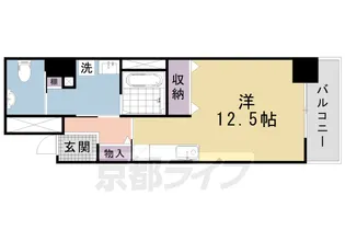 アクティ綾小路【501号室】の間取り