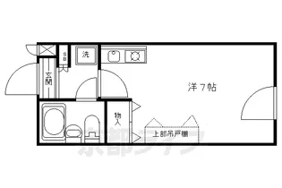 ライオンズマンション京都西洞院【207号室】の間取り