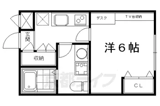 京都府京都市中京区西洞院通丸太町下ル田中町【マンション】の間取り