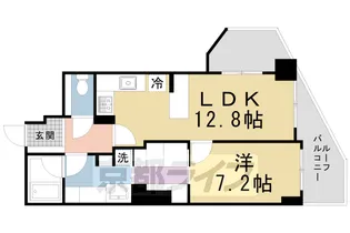 De’lead北大路駅前【202号室】の間取り