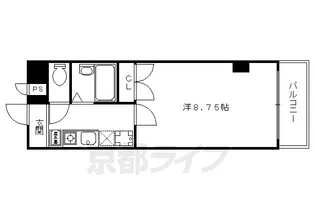 京都壱番館【2階】の間取り