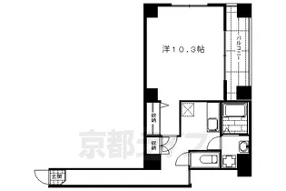 ビレイユ眞英富小路高辻【101号室】の間取り