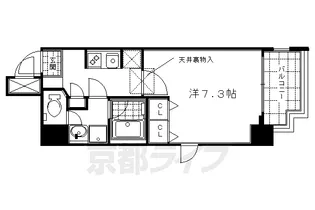 サムティ京都二条【2階】の間取り