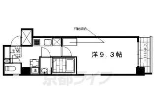 京都府京都市中京区堀川通四条上ル錦堀川町【マンション】の間取り