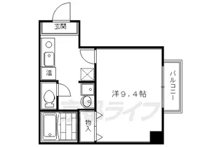 Belle・Forme平安【603号室】の間取り