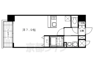 プレサンス京都四条河原町ネクステージ【201号室】の間取り