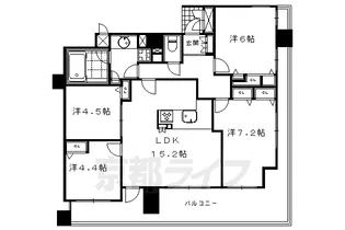 プレサンス京都四条河原町ネクステージ【12階】の間取り