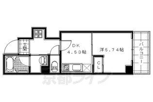 ワイズコート【504号室】の間取り