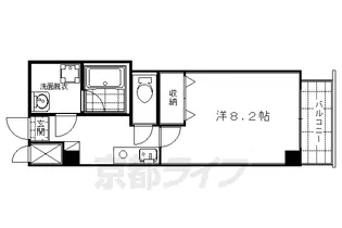 コージーハイツ大宮【702号室】の間取り