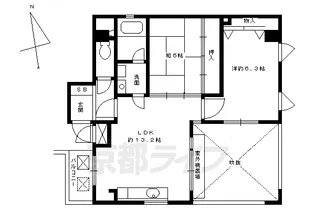 オーキッド山下【5階】の間取り