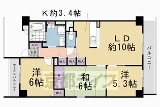 古西町446【2階】の間取り
