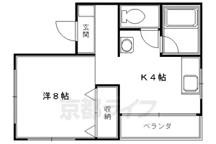 FORCE TOMINOKOJI【403号室】の間取り