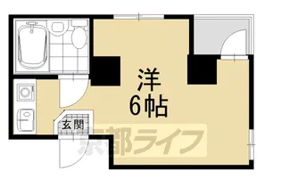 カーサデ河原町【306号室】の間取り