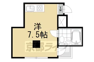 カーサデ河原町【5階】の間取り