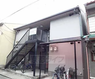 シャインハイツ三条【202号室】の外観