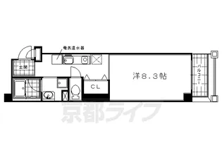 リテラ竹屋町【4階】の間取り