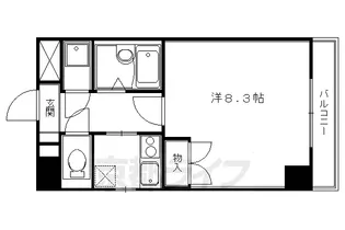 エル・セレーノ本能寺町【3階】の間取り