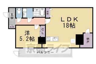 サンシティ四条西洞院【1階】の間取り