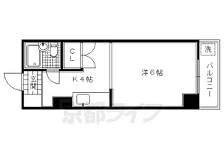 京都府京都市中京区柳馬場通り錦上ル十文字町【マンション】の間取り