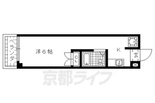 K’s One【301号室】の間取り