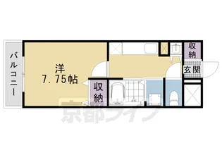 シャルマン御池【2階】の間取り