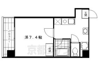 セント綾大宮【4階】の間取り