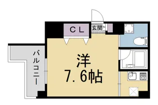 G−stage京都油小路【5階】の間取り