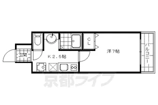 Royal烏丸【405号室】の間取り