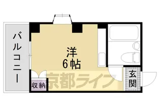 シャトー神宮道【301号室】の間取り