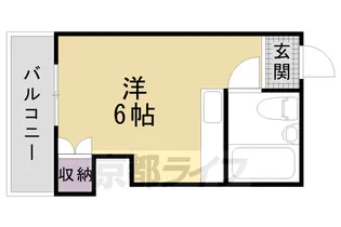シャトー神宮道【302号室】の間取り
