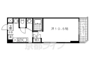 ファミユ白川【101号室】の間取り