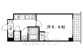ファミユ白川【303号室】の間取り