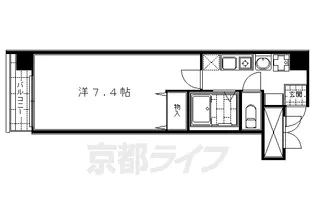五条高倉Vivre2【704号室】の間取り