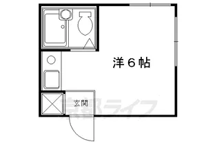 瞳ビル【402号室】の間取り