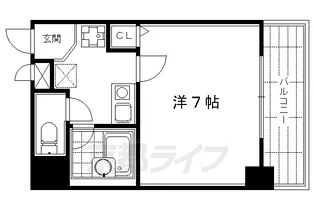 MMS−1【802号室】の間取り