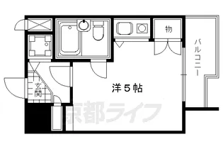 ライオンズマンション京都河原町【405号室】の間取り