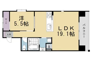 IL ROSSO堀川六角【12階】の間取り