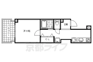 T`s Casa 御幸町【4階】の間取り