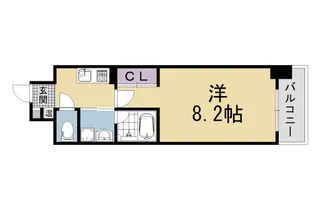 ファーストコート五条新町【708号室】の間取り