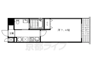 1Kの間取り画像