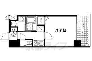 アスヴェル京都堀川高辻【207号室】の間取り